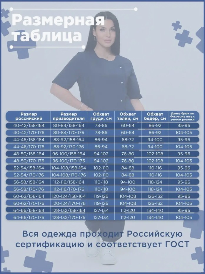 Костюм медицинский женский "Адель" т.-синий